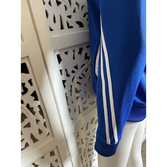 90s Y2K American Eagle Blue Retro Track Zip-Up Jacket Size XS Los Angeles 1977 - Picture 10 of 12